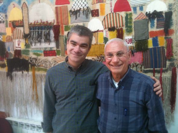 With Rev. Dr. Naim Ateek (Dec. 2010)